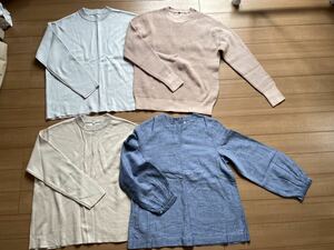 ★未着用新品4点セット！無印良品☆ざっくりデザインがすてき☆ニット　セーター　カットソー　M☆★