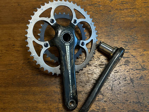 Campagnolo レコードカーボンクランク 170mm【送料無料】50-34T ウルトラトルク