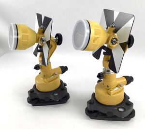 【送料無料/中古品】 トプコン TOPCON プリズムアダプター 3WP / F1WP 2点セット 素子プリズム 着脱式 分離式 測量 #k