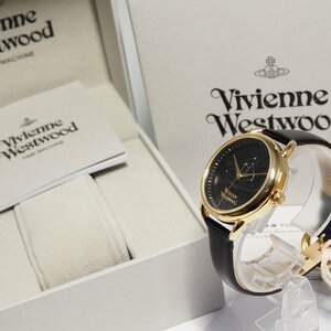 未使用 ヴィヴィアンウエストウッド VivienneWestwood 革ベルト 腕時計 箱 冊子 C449