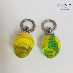 O923a [セット] TROLLBEADS トロールビーズ イースターエッグ イエロー系 イエローグリーン LAA 925 | ジュエリー N