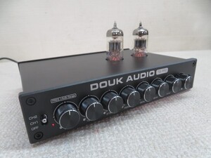 美品●●DOUK AUDIO T8 PRO 真空管アンプ　HiFi 真空管 7バンド EQ プリアンプ イコライザー オーディオ機器 元箱付き USED 12735●●！！