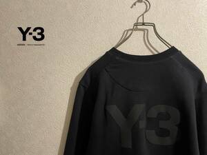 ◯ Y-3 Yohji Yamamoto × adidas バックロゴ スウェット / ワイスリー ヨウジヤマモト アディダス ブラック 黒 XS Mens #Sirchive