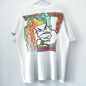 ■激レア■90s USA製 BAD BOY CLUB ラスタ ドレッド Tシャツ L XL バッド ボーイ クラブ LIFE