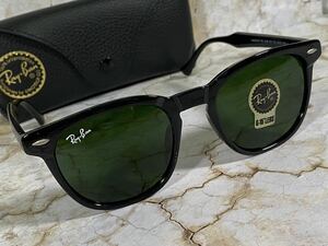 Ray-Ban サングラス ホークアイ　キムタクモデル　　ポリッシュブラック　グリーンレンズ　専用ケース付