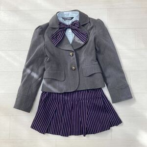 bloc clothing フォーマルスーツ 女の子 キッズ　制服　110〜120目安　アンサンブル　ブロッククロージング　卒園式 入園　4点セット