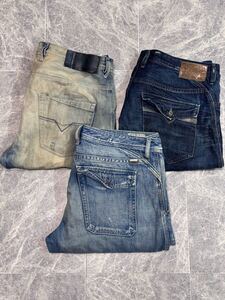 DIESEL diesel vintage DENIM デニム デニムパンツ ジーンズ 古着 ディーゼル ビンテージ 3本セット 中古品 W38 