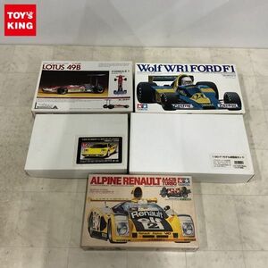 1円〜 タミヤ 1/20 ウルフWR-1フォード 1/24 アルピーヌ・ルノー A442Bターボ 他