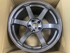 1台分のみ 在庫品 RAYS TE37 SAGA SL 18インチ 11j +15 PG PCD114.3 GTR レイズ