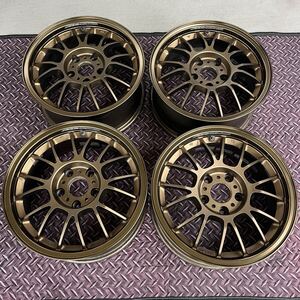 美品 RAYS SE-37K 16インチ 7J+33 4本 PCD114.3 5穴 ボルクレーシング レイズ usdm jdm SE37K SE37 ブロンズ ek9 dc2 r32 