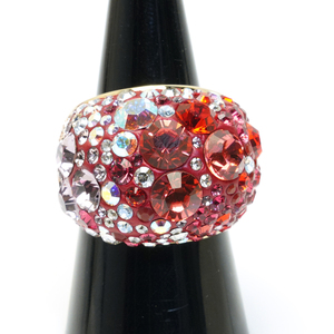 Swarovski Chic Multi Red リング 指輪 16号 58 1041086 赤 スワロフスキー チックマルチスレッド