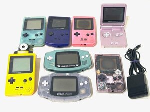 【まとめ】任天堂 Nintendo ニンテンドー GAMEBOY ゲームボーイ ポケット ゲームボーイカラー ゲームボーイアドバンス 8台 レトロ HMY