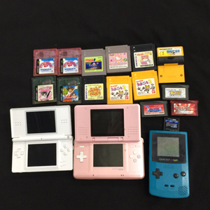 1円 任天堂 NINTENDO DS Lite USG-001 ゲームボーイカラー CGB-001 他 ゲーム機 ソフト まとめ セット 現状品