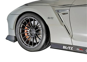 ブリッツ GT-R R35 フロントフェンダー FRP製 未塗装 60352 BLITZ AERO SPEED エアロスピード Rコンセプト