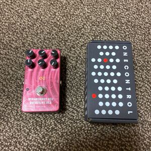 One Control STRAWBERRY RED OVERDRIVE DLX オーバードライブ ギターエフェクター