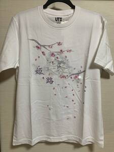 UNIQLO(ユニクロ) - メンズ 日本土産（NIPPON MIYAGE） UT グラフィック Tシャツ レギュラーフィット 姫路城 Lサイズ 白色 完売品 未使用