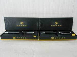 未使用 CROSS クロス ボールペン2本セット 記念品 名前の印字入り