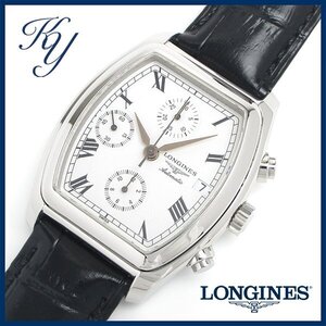 1円～ 3ヶ月保証付き 磨き済み 美品 本物 定番 人気 LONGINES ロンジン ラ グラン クラシック クロノ L4 684 4 自動巻き メンズ 時計