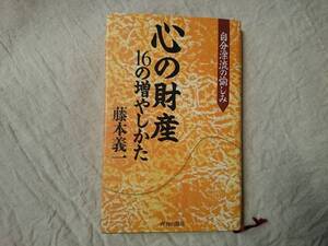 心の財産　16の増やしかた 自己漂流 藤本義一 a582