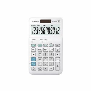 【新品】（まとめ） カシオ W税率電卓 ジャストタイプ 12桁【×5セット】