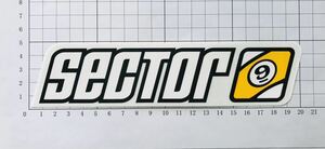 SECTOR 9 Skateboard Logo&Nine Ball Long ステッカー セクター9 スケートボード ロゴ&ナインボール ロングステッカー
