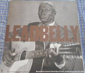 US盤LP「LEADBELLY」レッドベリー／Leadbelly／Huddie Ledbetter（Playboy Records ZX 34735）＊１９４９年～テキサス大学でのLiveを収録！