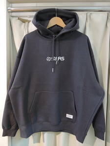 SILAS サイラス OLD LOGO BASIC WIDE HOODIE チャコール Mサイズ 公式HP ZOZOTOWN 完売 秋冬 最新人気商品 