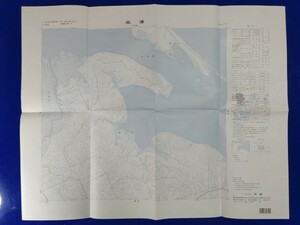 25000分の1地形図【風蓮】国土地理院発行・平成３年部分修正測量・平成３年発行　〈北海道根室市・北海道別海町走古丹・風蓮湖〉