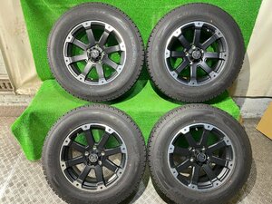 ROCK KELLY MX-I 16インチ 7.0J +38 PCD114.3 5H【215/70R16】ICENAVI SUV 2019年製 9分山 冬 スタッドレスタイヤ付4本セット！デリカ D5