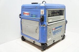 西H☆Denyo デンヨー GAW-185ES2 ガソリンエンジン 溶接発電機 50/60Hz エンジン整備済☆3T-589