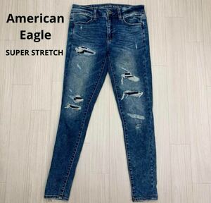 American Eagle アメリカンイーグル ダメージ スキニー パンツ