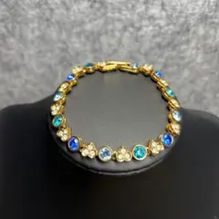 【美品】SWAROVSKI ミックスカラー　ブレスレット