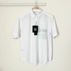 【新品タグ付・定価19,800円】 ブラックレーベルクレストブリッジ 半袖シャツ L バーバリー BURBERRY BLACK LABEL CRESTBRIDGE