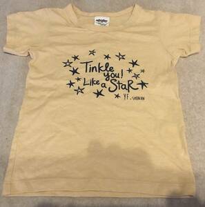 中古　Tシャツ　ベージュ　110-120cm