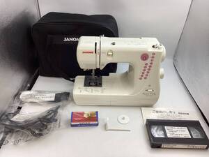 【4727】通電OK JANOME ジャノメ ミシン Crown Lady CL-3030EX MODEL 660型 取扱説明書 収納用ケース付き コンパクトミシン