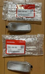 【新品未使用】honda クリアウインカー 33801-s2h-g01 33851-s2h-g01 左右セット サイドマーカー