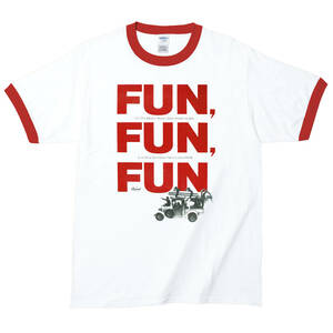 【XSサイズ 新品 】Beach Boys Fun Fun Fun ビーチボーイズ ブライアン・ウィルソン ペットサウンズ 60s バンドTシャツ