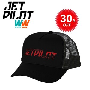 ジェットパイロット JETPILOT キャップ セール 30%オフ スーパースプライス スナップバック キャップ S22804 ブラック/レッド