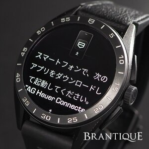 ■1～■タグホイヤー TAG HEUER スマートウォッチ コネクテッド キャリバーE4 チタン ラバー SBR8A80.BT6216 充電器 箱 付 メンズ「24832」