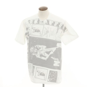 【中古】シュプリーム Supreme 2024年春夏 Collage Tee プリント 半袖Ｔシャツ ホワイトxグレー【サイズL】