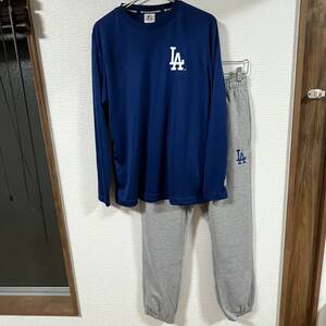 DODGERS (ドジャース) - Lサイズ 上下セット ロンT スウェットパンツ セットアップ MLB 大谷翔平 山本由伸 メジャー (タグ付き新品未着用)