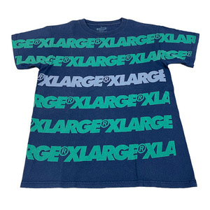 ★XLARGE ロゴ 総柄 Tシャツ Made In USA エクストララージ