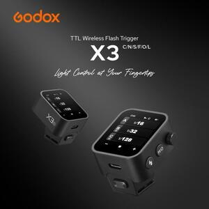 Godox X3-S タッチスクリーン TTL ワイヤレスフラッシュトリガー Sony 用 技適マーク付き 2.4GHz ワイヤレス OLED スクリーン