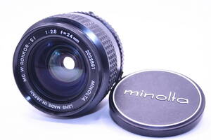 ★良品★ MINOLTAミノルタ MC W.ROKKOR-SI 24mm F2.8 L-0306