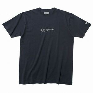 YOHJI YAMAMOTO ヨウジヤマモト ネイビー 紺 NEW ERA ニューエラ 半袖Tシャツ ヨウジ・ヤマモト ヨウジ Sサイズ NEWERA ロゴT カットソー