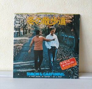 SIMON & GARFUNKEL サイモン&ガーファンクル A HAZY SHADE OF WINTER （冬の散歩道）7インチ CBS/SONY