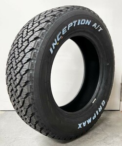 年度落ち限定売り切り特価! GRIP MAX インセプション A/T ホワイトレター 2022年製造 245/65R17 107T 4本限りの4本価格