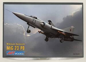 送料450円〜 激レア 未使用未組立品 ARTモデル 1/72 ミグ MiG-23PD 試作STOL実験機 レジンパーツ付 プラモデル ソビエト空軍