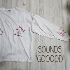 SOUNDS "GOOOOD"　長袖カットソー　ロンT