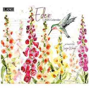 2025 Calendar LANG ラング 壁掛けカレンダー2025年 Eden Susan Winget